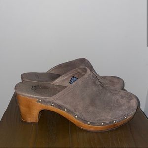 UGG Brown Suede Mules
